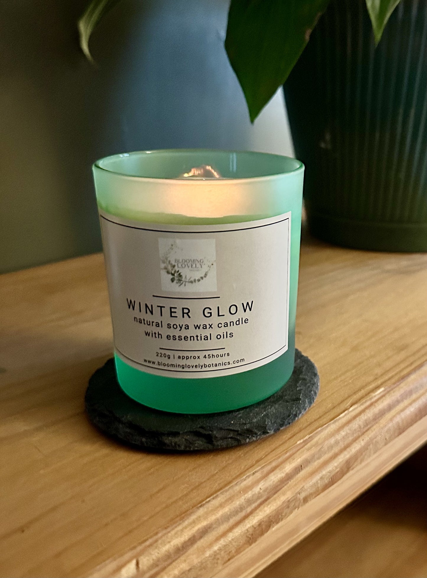 Winter Glow Soy Wax Essential Oil Candle