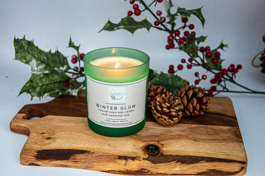 Winter Glow Soy Wax Essential Oil Candle